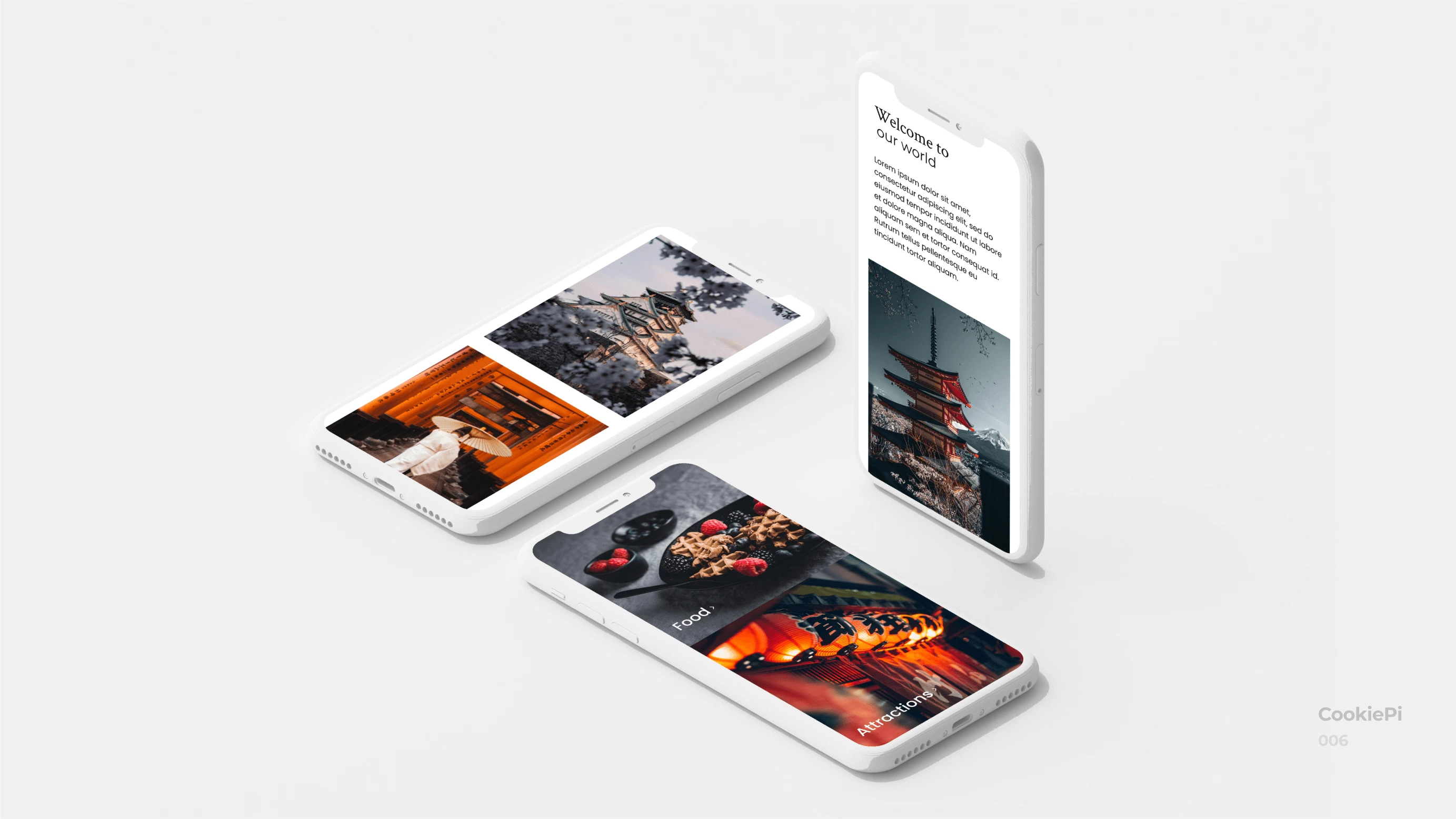 japan websites mockups