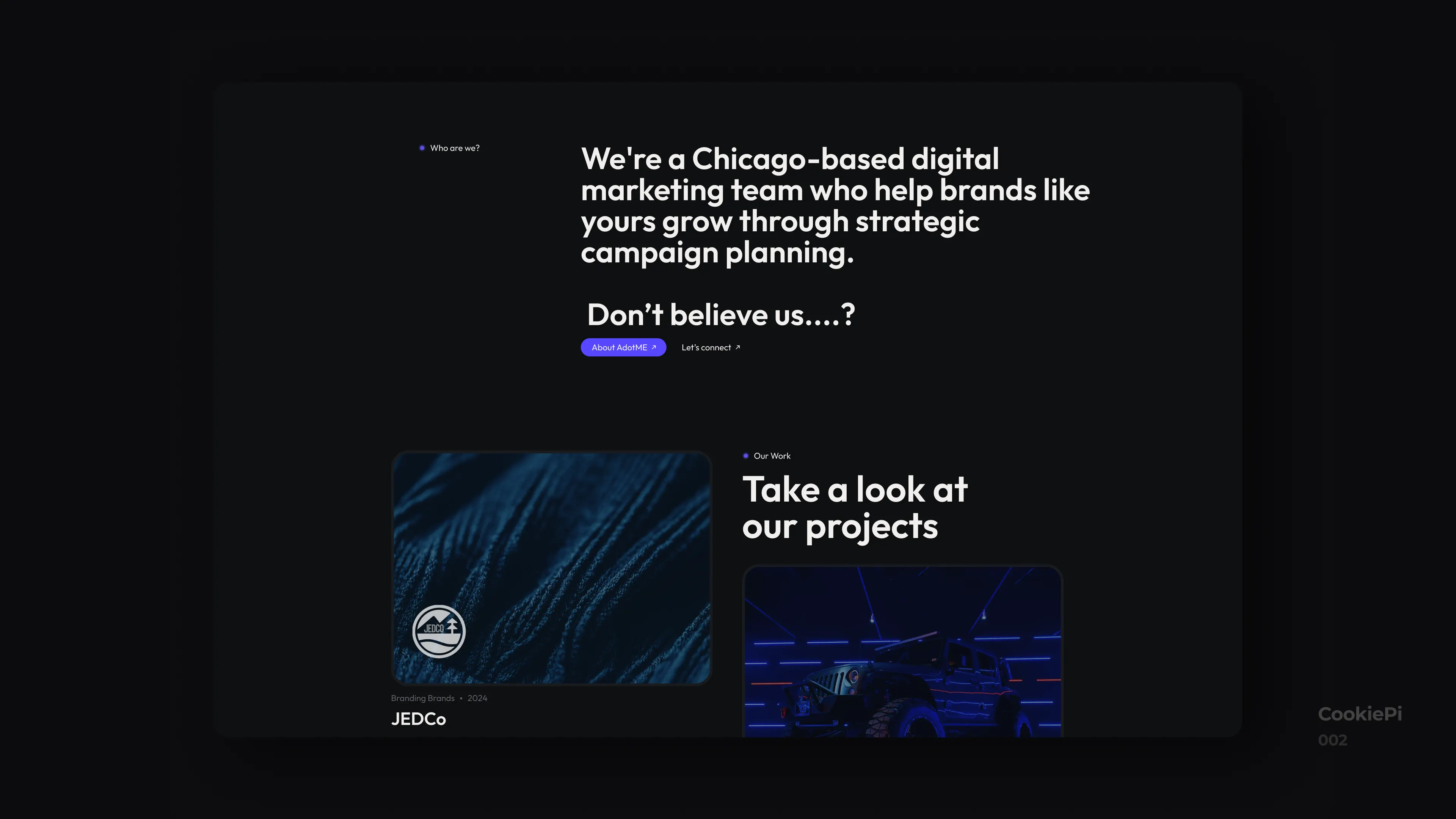 food websites mockups