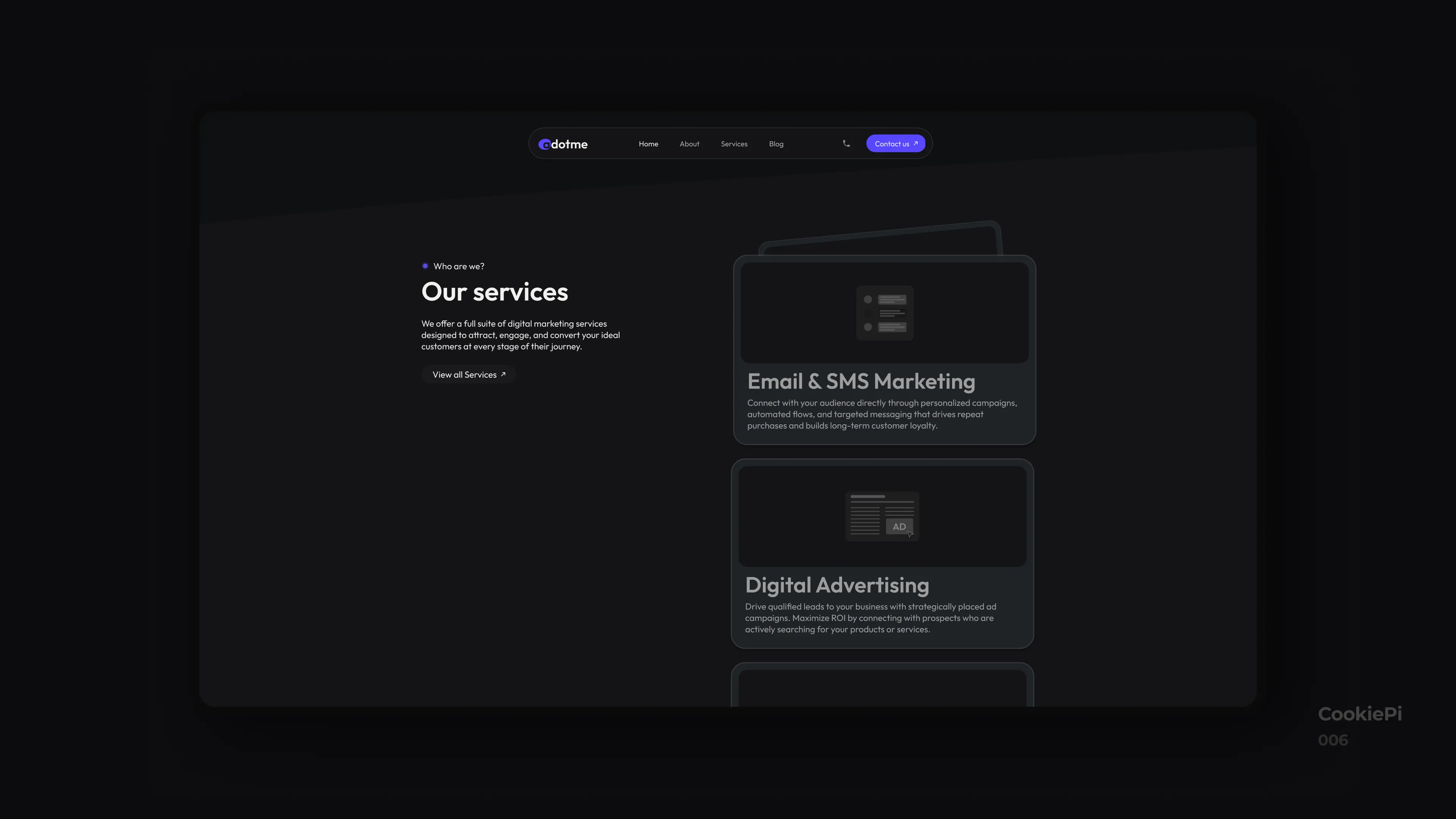 food websites mockups